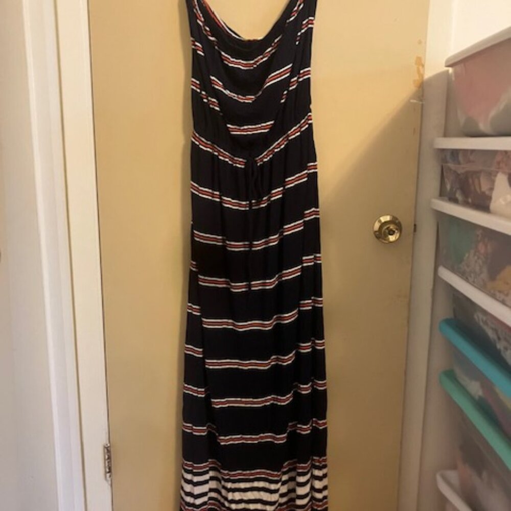 J. Crew Strapless Maxi Dress